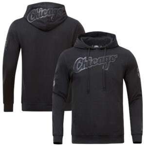 Men's Pro Standard  Black Chicago White Sox Triple Black Pullover Hoodie
