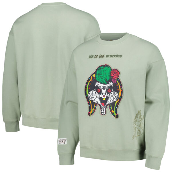Unisex Freeze Max Olive Looney Tunes Lola Bunny Día De Los Muertos Pullover Sweatshirt