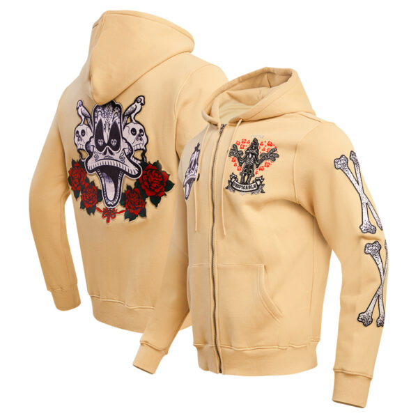 Unisex Freeze Max Daffy Duck Tan Looney Tunes Despicable Full-Zip Hoodie