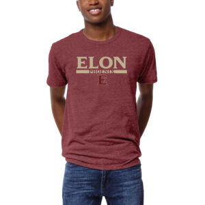 Men's League Collegiate Wear  Maroon Elon Phoenix  Victory Falls Tri-Blend T-Shirt