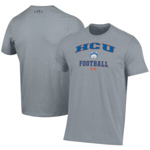Men's Under Armour  Gray Houston Baptist Huskies Football Performance T-Shirt