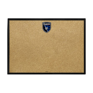 San Jose Earthquakes 27" x 19" Framed Cork Board
