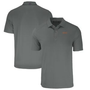 Men's Cutter & Buck Gray Pacific Tigers Big & Tall Forge Eco Stretch Recycled Polo