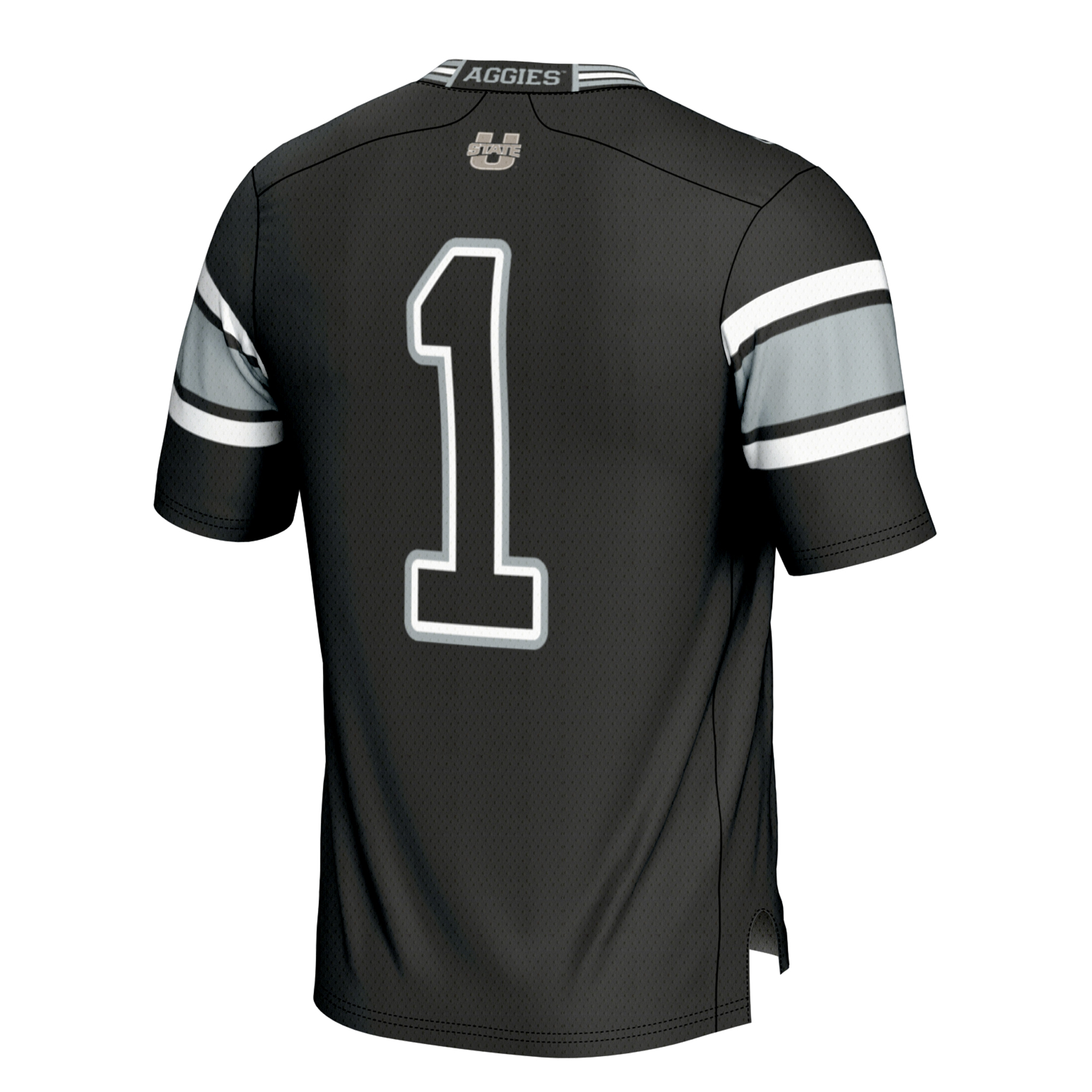 Men's GameDay Greats #1 Black Utah State Aggies Football Jersey - Image 7
