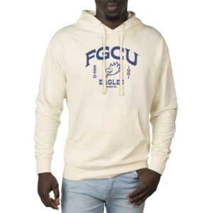Men's Uscape Apparel Cream Florida Gulf Coast Eagles Standard Pullover Hoodie