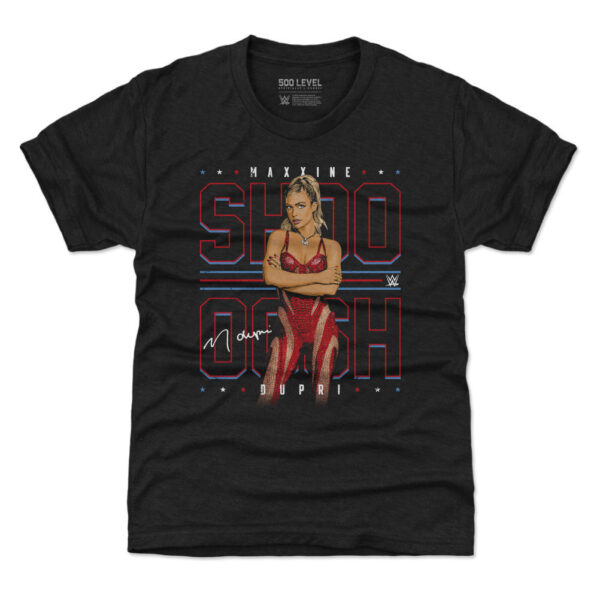 Youth 500 Level  Black Maxxine Dupri SHOOOOSH T-Shirt