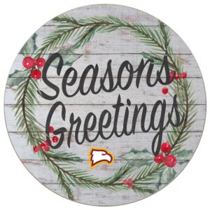 Winthrop Eagles 20'' x 20'' Season's Greetings Circle