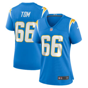 Women's Nike Cameron Tom  Powder Blue Los Angeles Chargers  Game Jersey