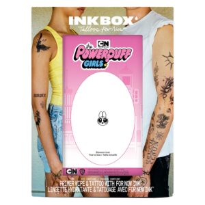 Inkbox The Powerpuff Girls 1" x 1" Blossom Icon Temporary Tattoo