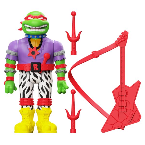 Super7 Heavy Metal Raph Teenage Mutant Ninja Turtles ReAction Figure - Wave 6 - Image 6