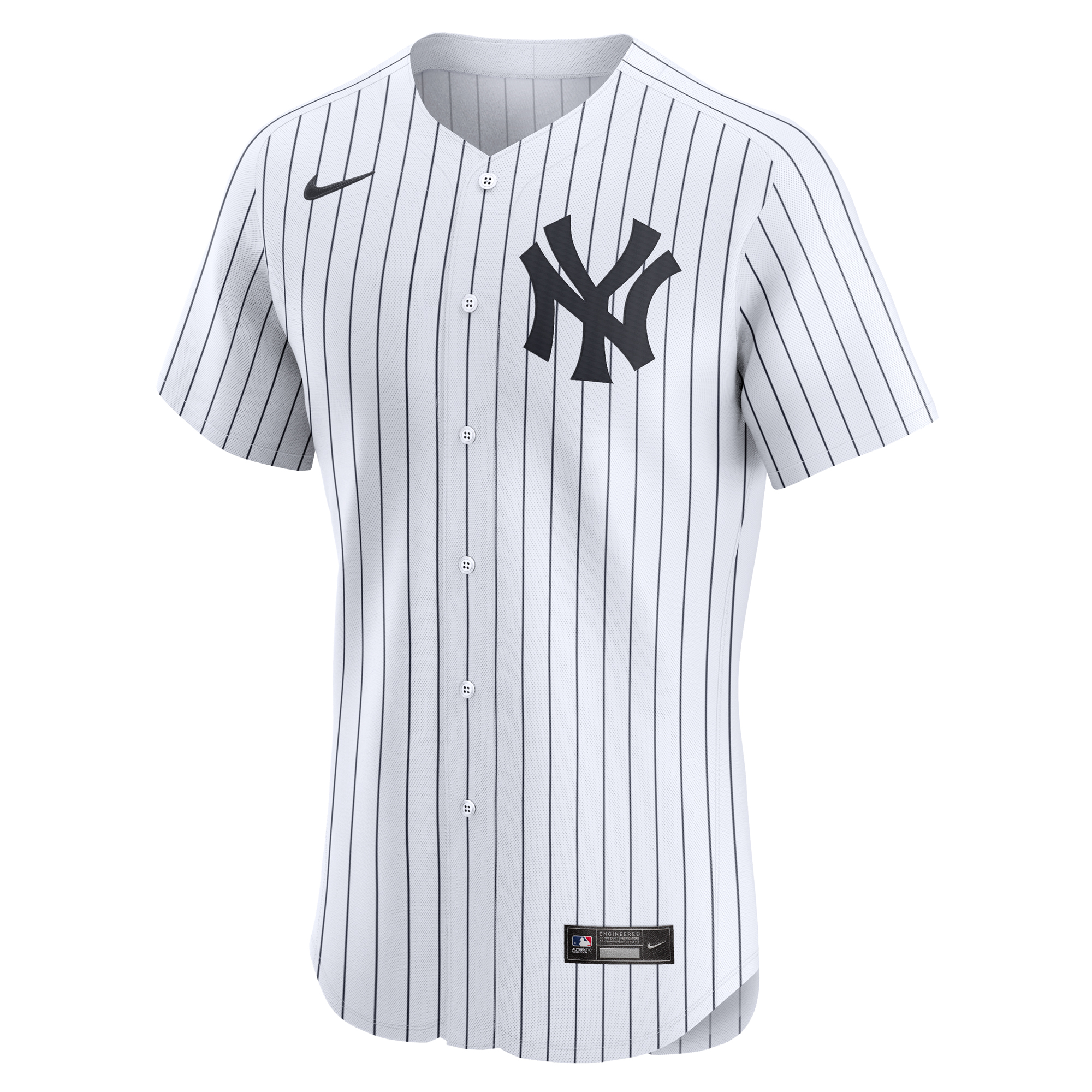 Men's Nike White New York Yankees Home Elite Custom Number Jersey - Image 3