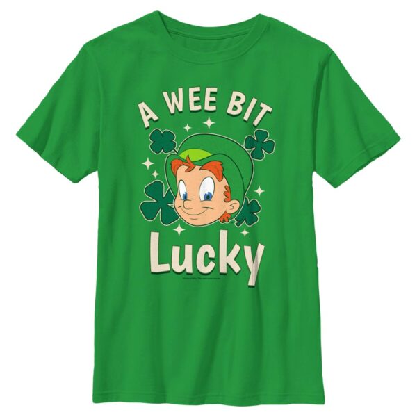 Youth Mad Engine Kelly Green Lucky Charms A Wee Bit Lucky St. Paddy's Day Graphic T-Shirt