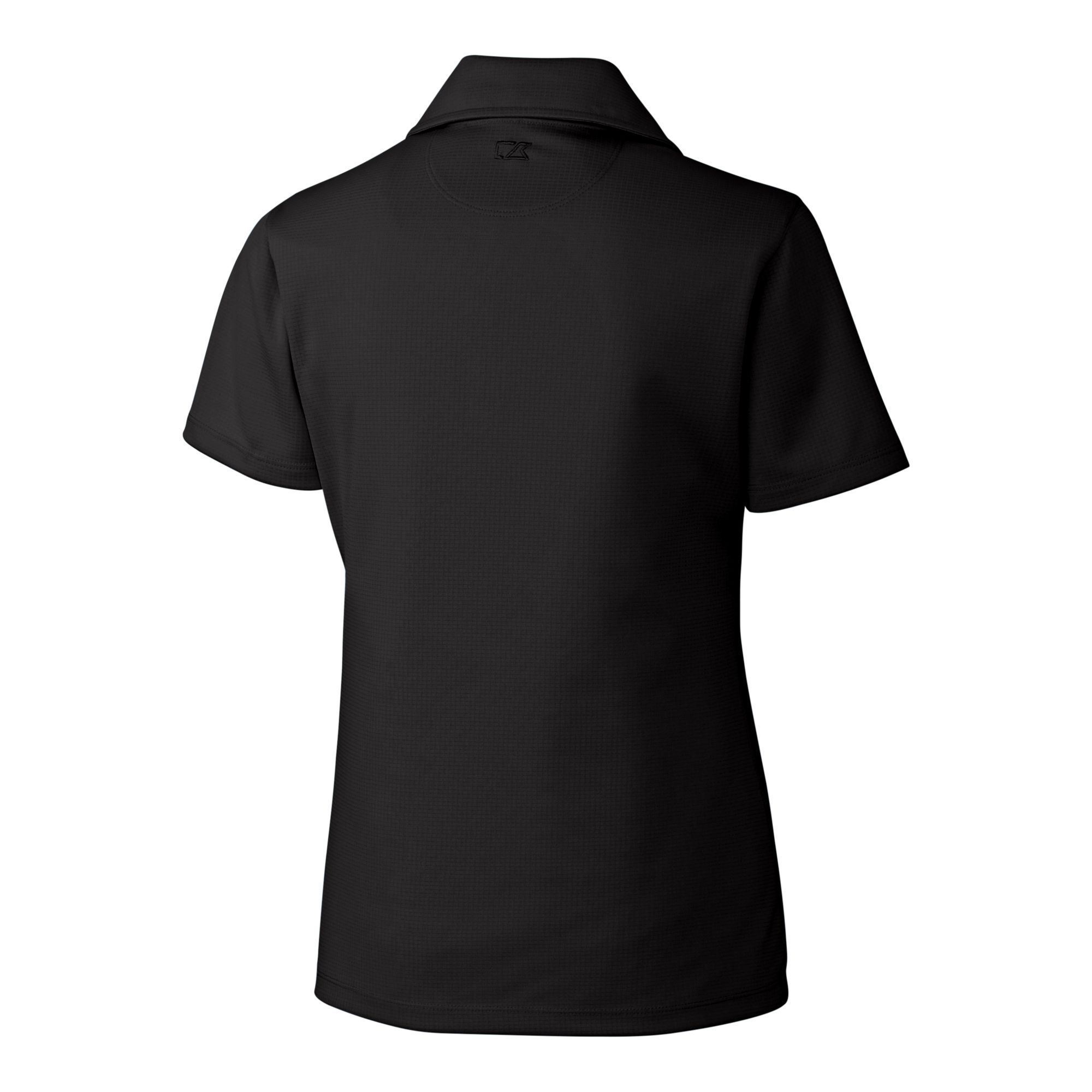 Women's Cutter & Buck Black Carolina Panthers Throwback Logo DryTec Genre Textured Solid Polo - Image 7