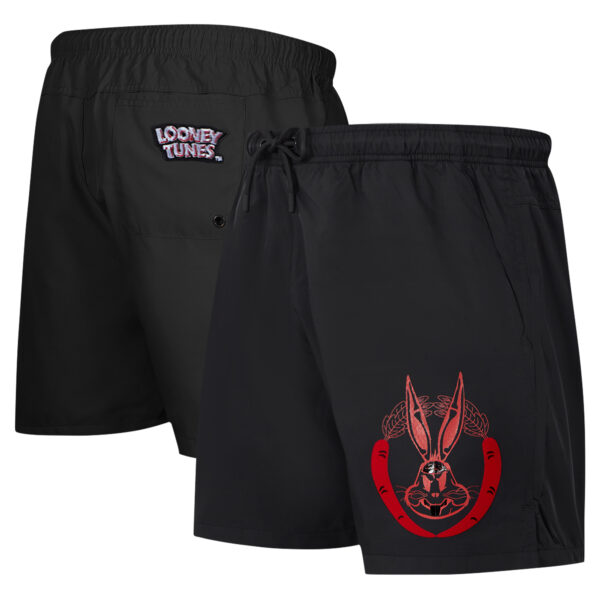 Men's Freeze Max Black Looney Tunes Bugs Bunny Melted Skeleton Shorts