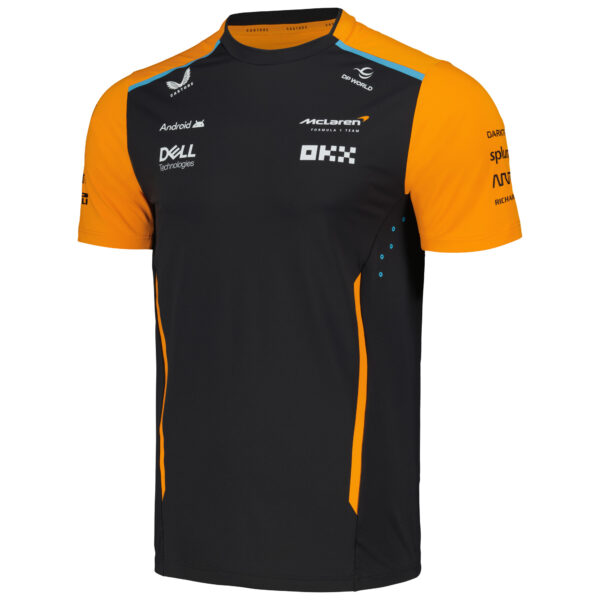 Men's Castore Charcoal McLaren F1 Team 2024 Set Up T-Shirt - Image 6