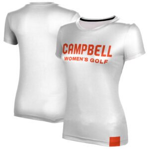 Women's ProSphere  White Campbell Fighting Camels Women's Golf Performance T-Shirt