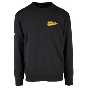 Men's Levelwear  Black Pittsburgh Pirates  Zane Rafters Pullover Sweatshirt
