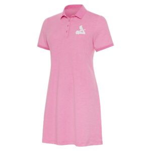 Women's Antigua  Pink St. Louis Cardinals Play Through Polo Dress