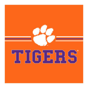 Clemson Tigers 12" x 12" Movable Wall Tile Sign