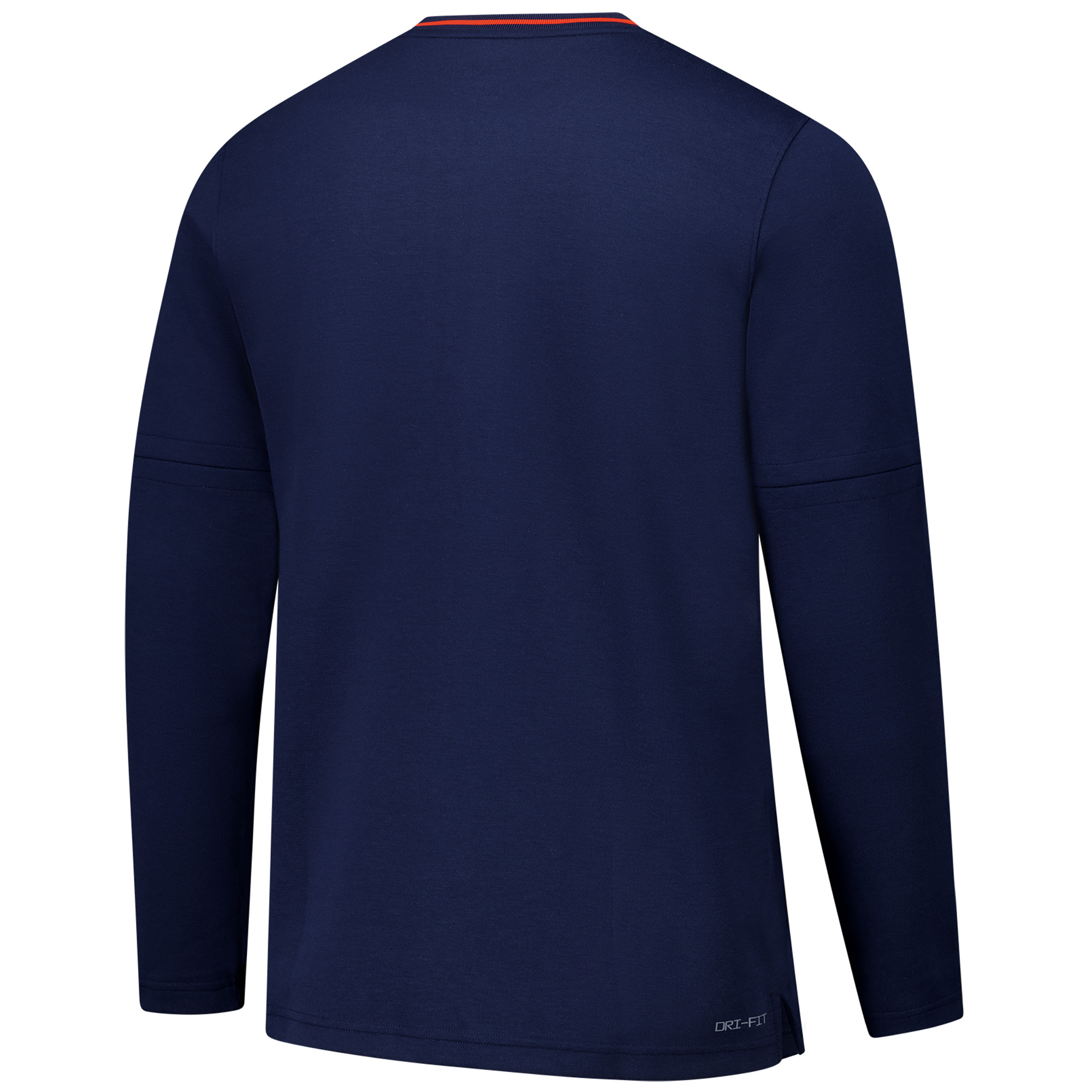 Men's Nike Navy/Gray Detroit Tigers Home Plate Striped Polo - Image 4