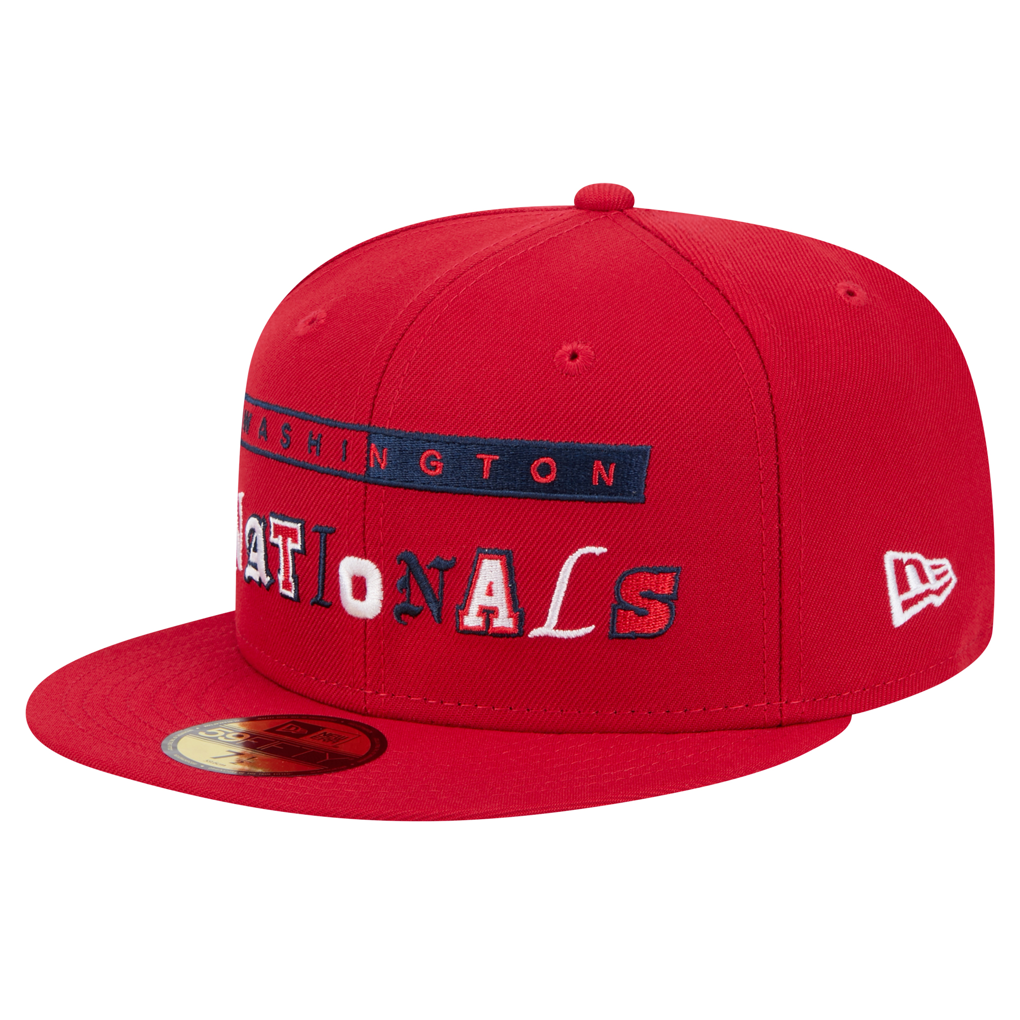 Men's New Era Red Washington Nationals Ransom 59FIFTY Fitted Hat - Image 6