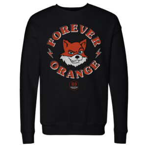 Men's 500 Level Black Houston Dynamo FC Forever Orange Pullover Crewneck Sweatshirt