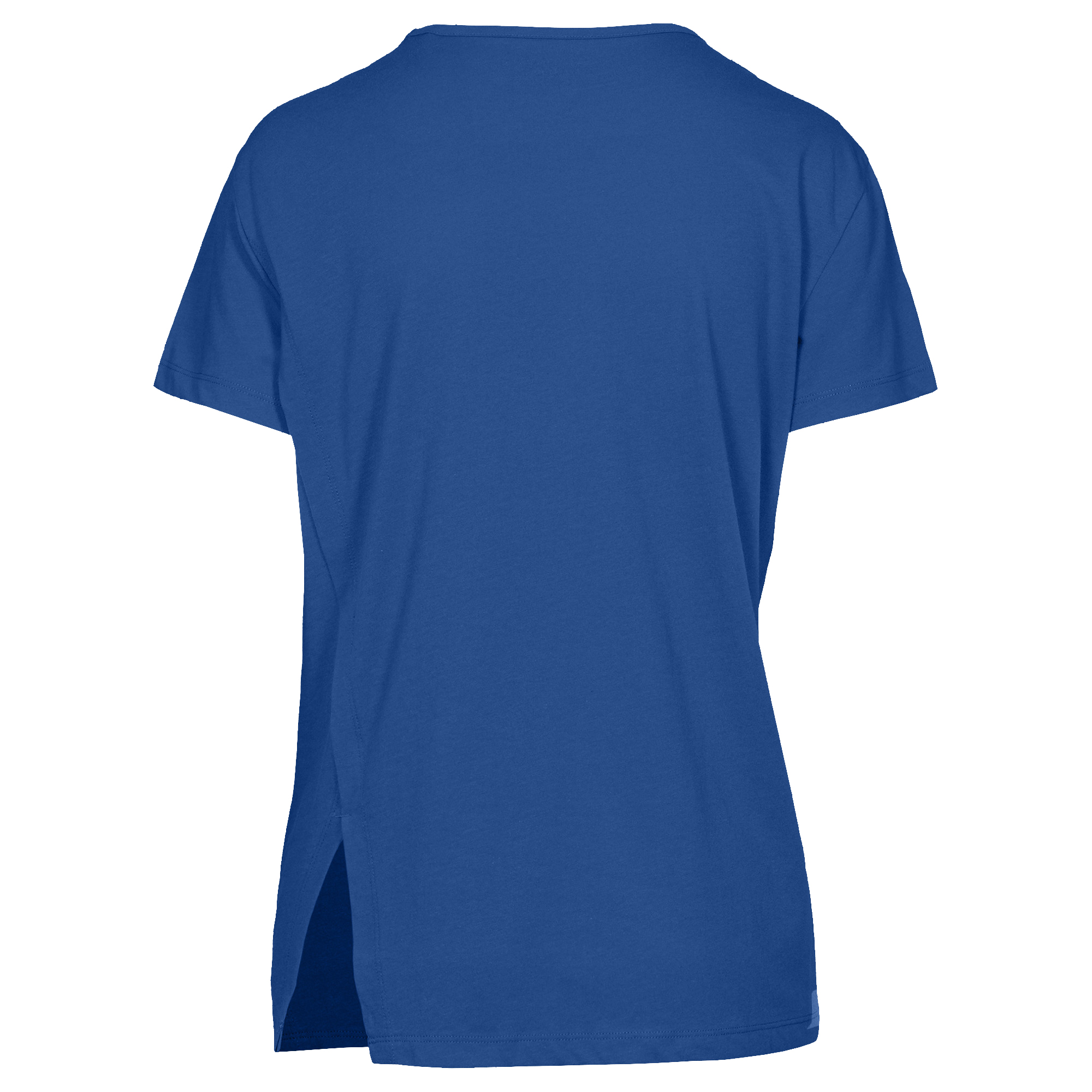 Women's Levelwear Royal Chicago Cubs Influx Cooperstown Core Logo T-Shirt - Image 7