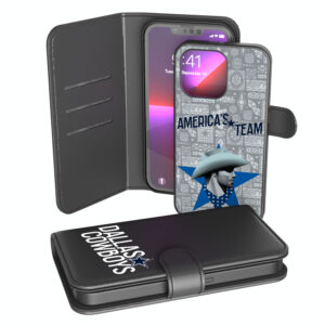 Keyscaper Black Dallas Cowboys iPhone Wallet Case