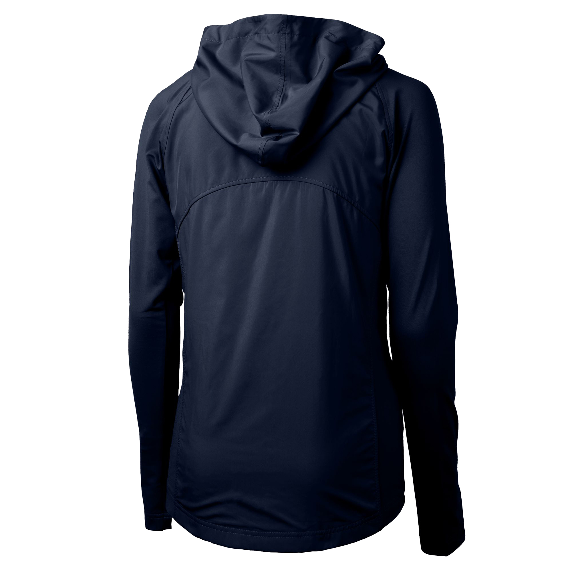 Women's Cutter & Buck Navy Baltimore Orioles Adapt Eco Knit Hybrid Recycled Full-Zip Hoodie - Image 7