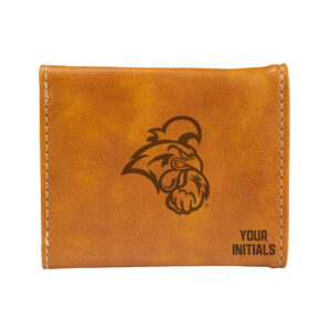Brown Coastal Carolina Chanticleers Personalized Trifold Wallet