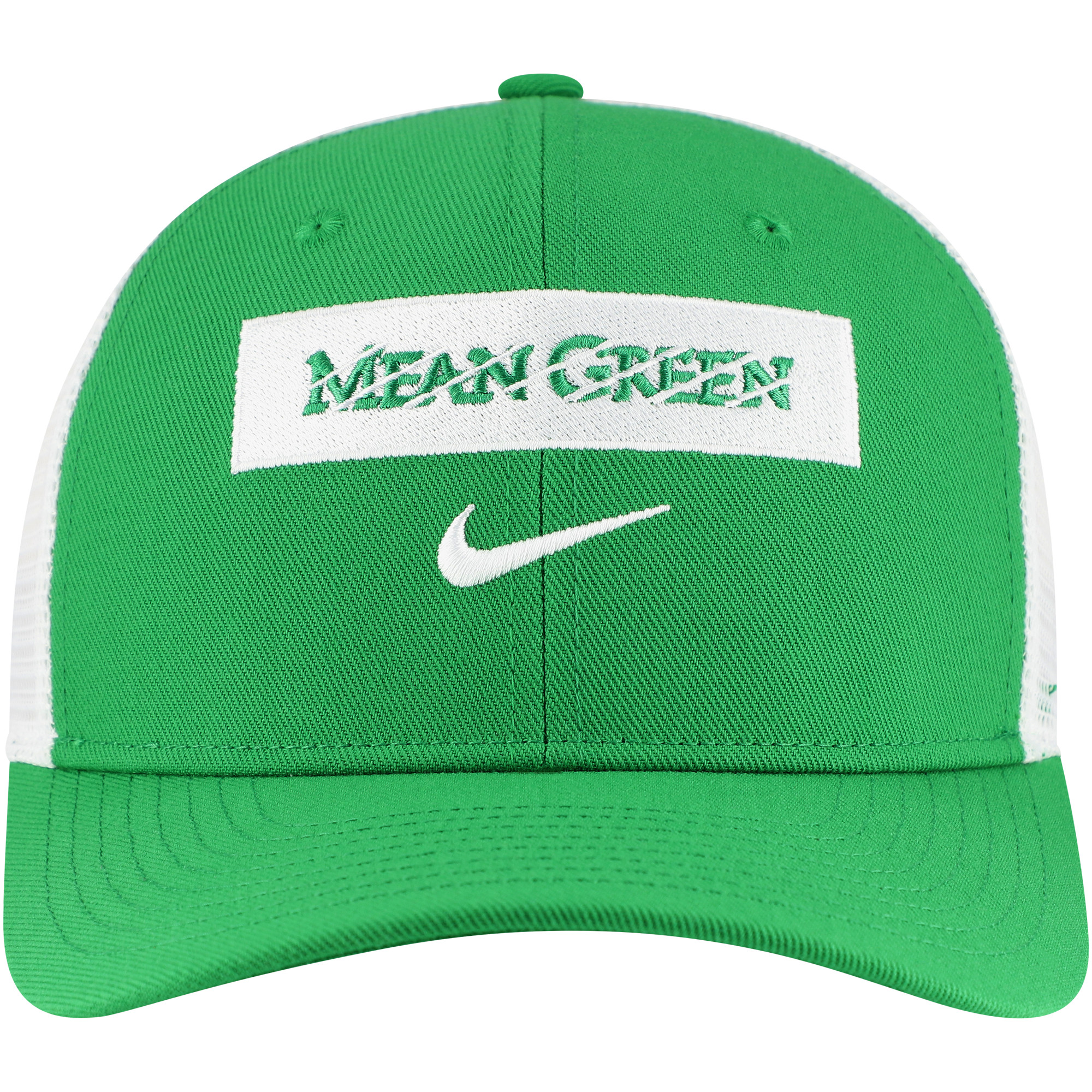 Men's Nike Green North Texas Mean Green 2024/25 Sideline Rise Trucker Adjustable Hat - Image 3