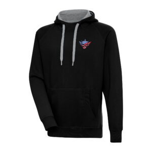 Men's Antigua Black Cody Rhodes Victory Raglan Pullover Hoodie