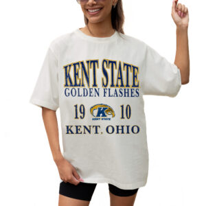 Women's Gameday Couture Cream Kent State Golden Flashes Unity Oversized T-Shirt