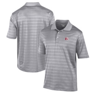 Men's Champion Gray Trinity Tigers Textured Solid Polo