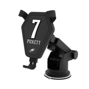 Keyscaper Kenny Pickett Black Philadelphia Eagles Wireless Car Charger
