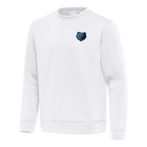 Men's Antigua  White Memphis Grizzlies Relevant Pullover Sweatshirt
