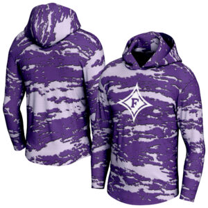 Men's ProSphere  Purple Furman Paladins Long Sleeve Hooded T-Shirt