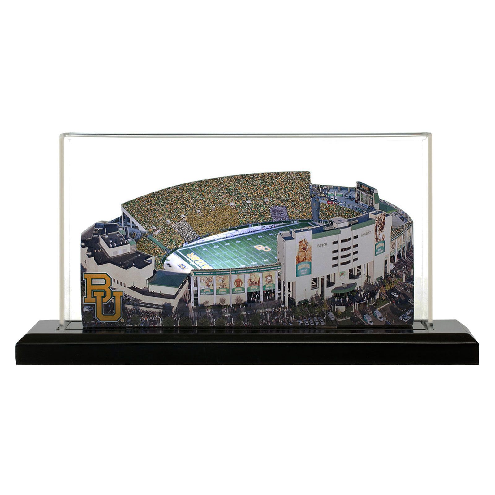 Baylor Bears 13" x 6" Light Up Stadium with Display Case