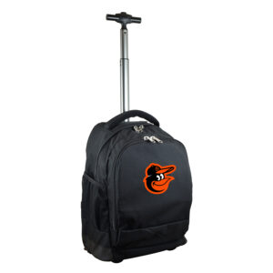 Black Baltimore Orioles 19'' Premium Wheeled Backpack