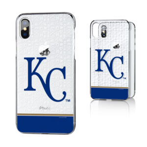 Kansas City Royals iPhone X/Xs Stripe Clear Case