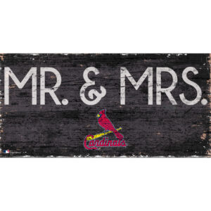 St. Louis Cardinals 6'' x 12'' Mr. & Mrs. Sign