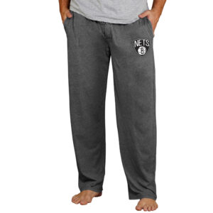 Men's Concepts Sport Charcoal Brooklyn Nets Quest Knit Lounge Pants