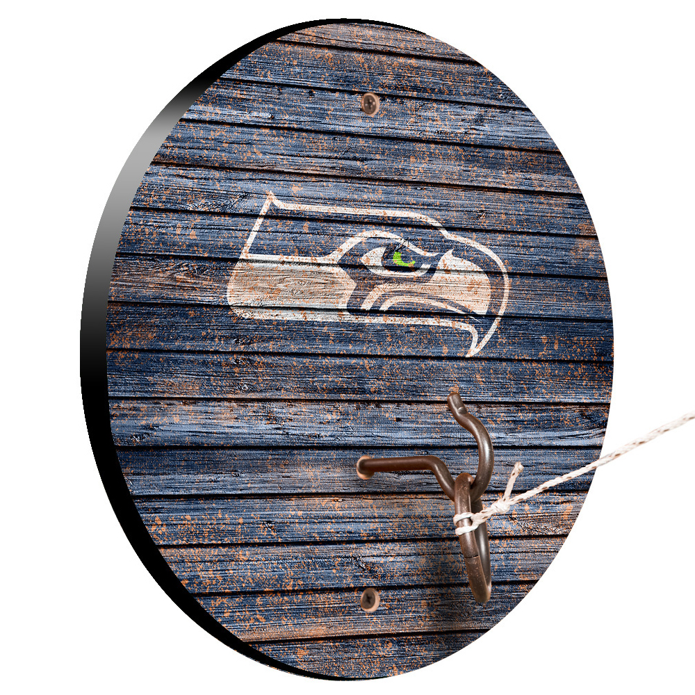 Seattle Seahawks Weathered Design Hook and Ring Game