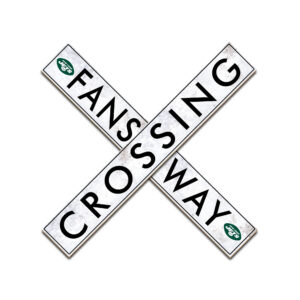 New York Jets 48" Fans Way Crossing Sign