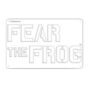 TCU Horned Frogs Fear the Frog Tailgater Stencil