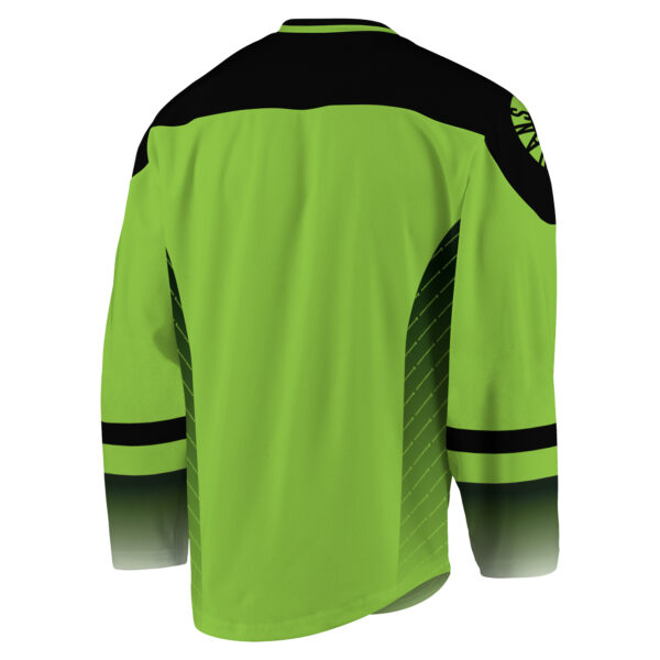 Youth Green/Black Saskatchewan Rush Replica Jersey - Image 7