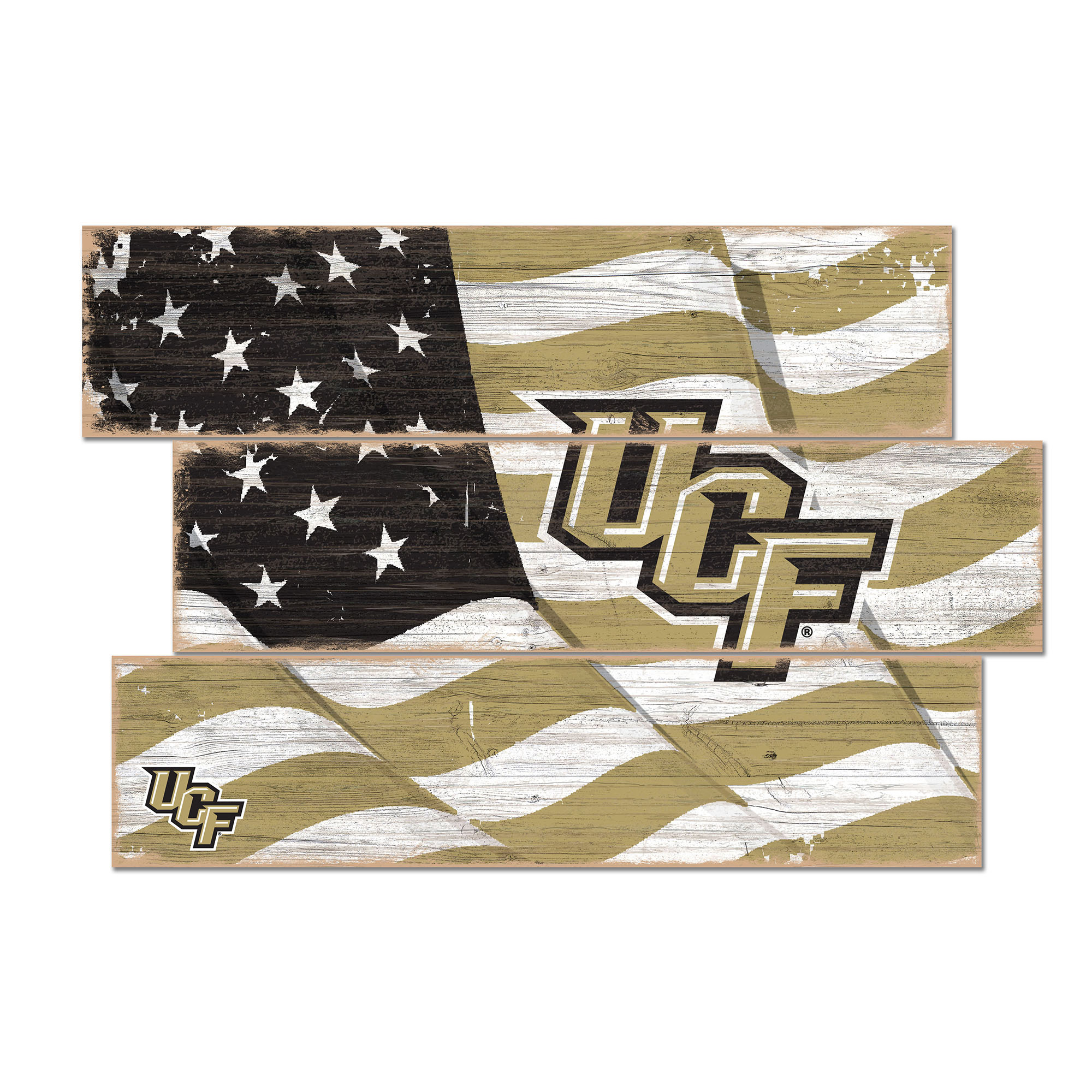 UCF Knights 3-Plank Team Flag
