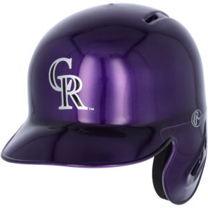 Colorado Rockies Rawlings Alternative Chrome Mini Batting Helmet - Fanatics Exclusive