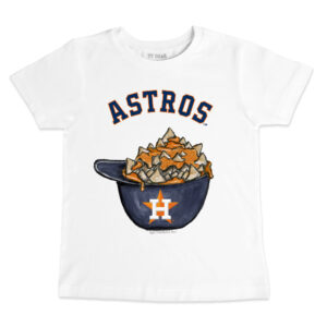 Toddler Tiny Turnip White Houston Astros Nacho Helmet T-Shirt