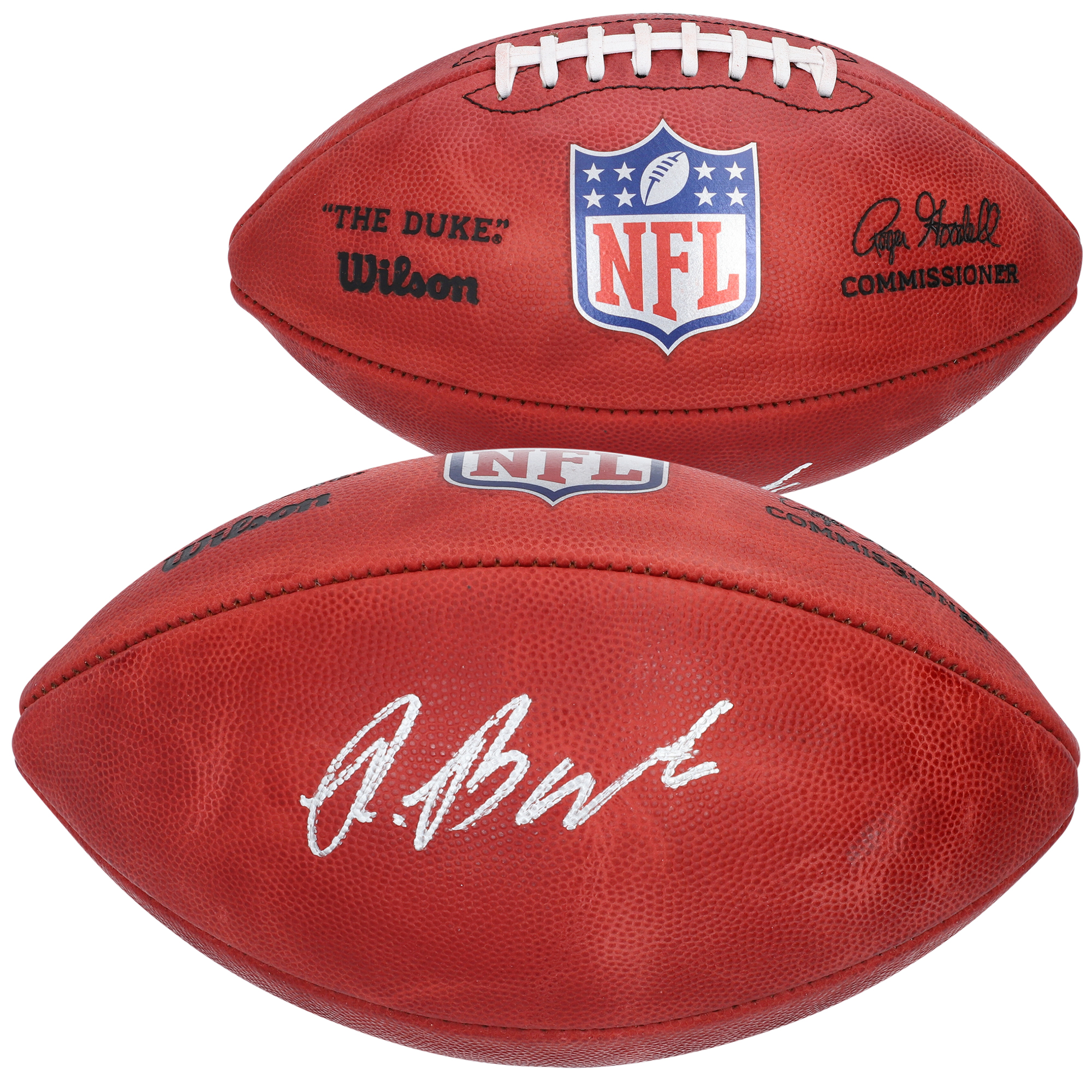Rashod Bateman Baltimore Ravens Autographed Wilson Duke Full Color Pro Football